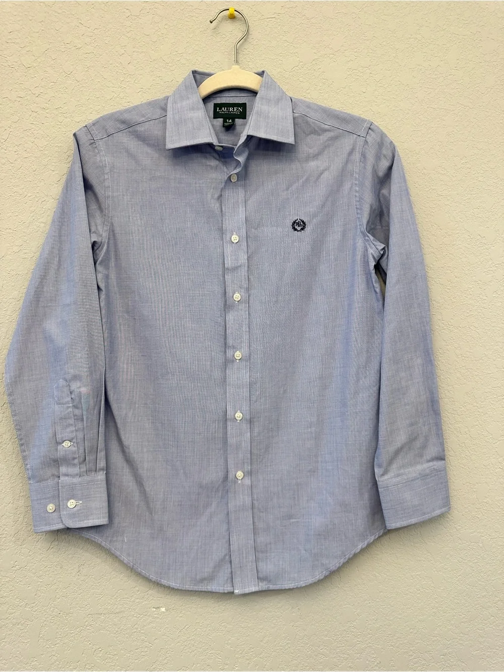 Lauren Ralph Lauren Light Blue Kids Button-Down Shirt